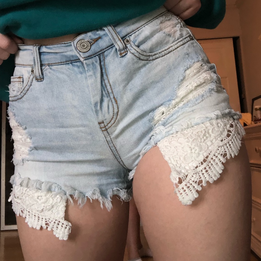 jean shorts